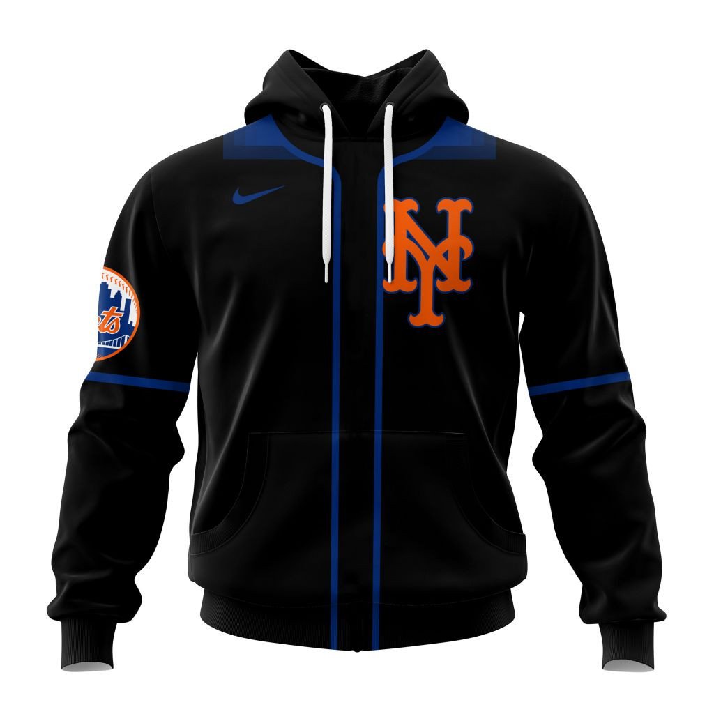 New York Mets Personalized Alternate Design Concept Hoodie
