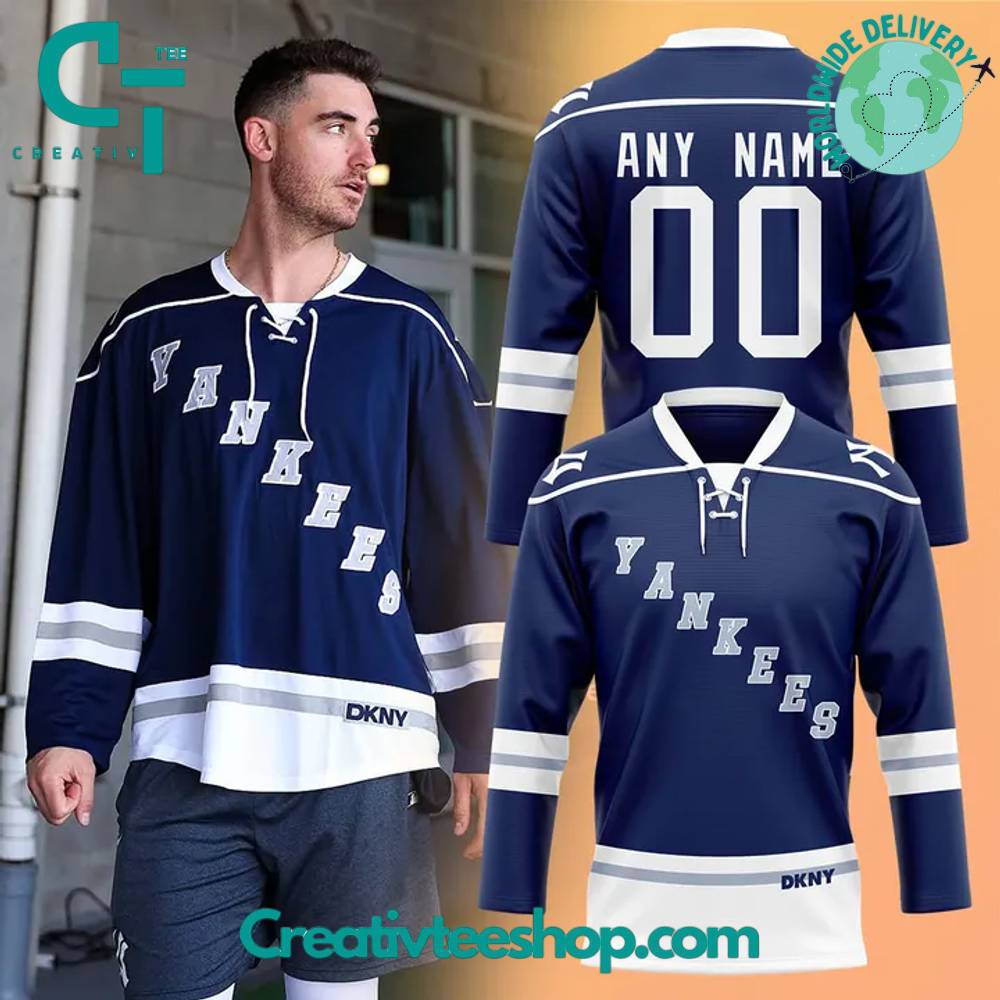 New York Yankees Navy Hockey Jersey