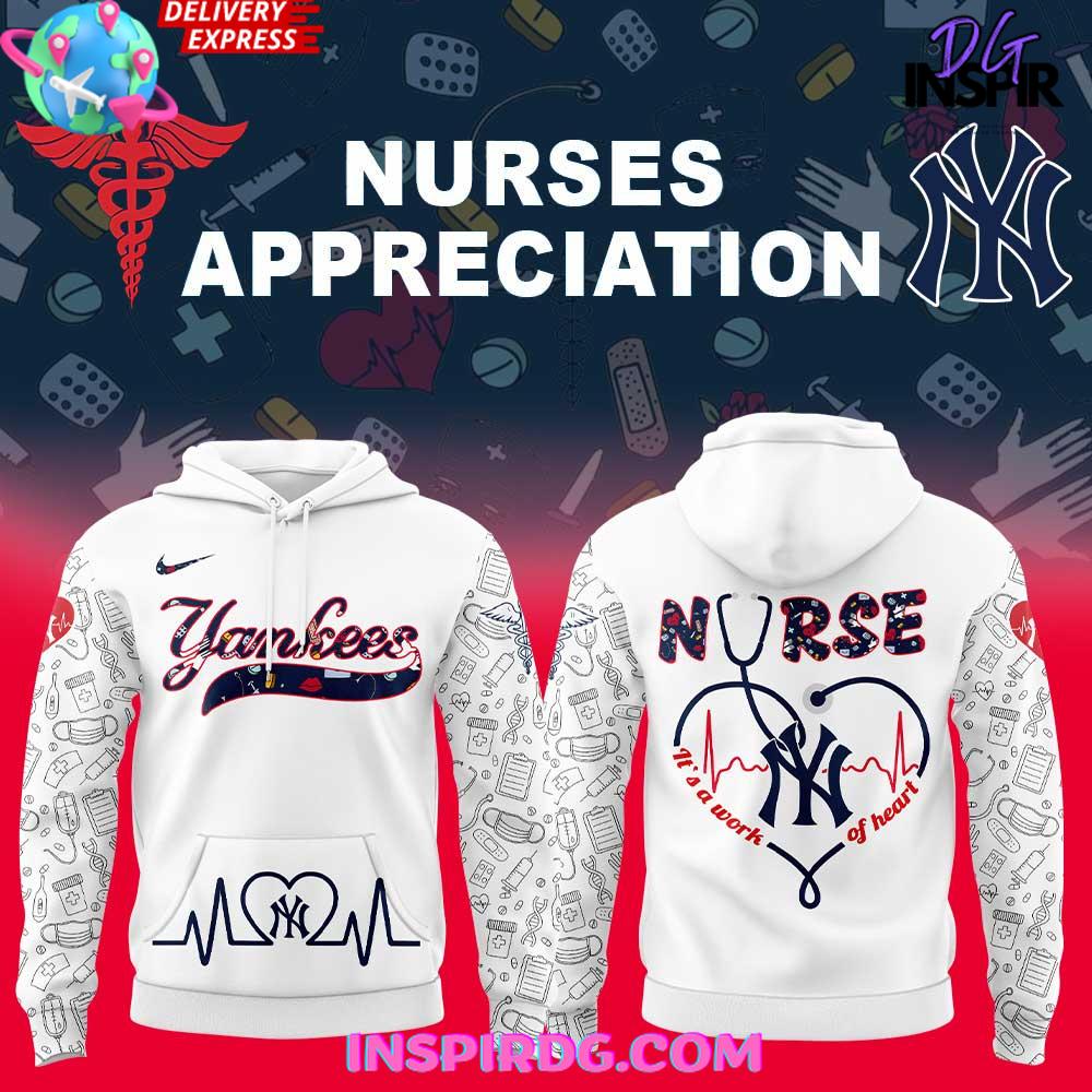 New York Yankees Nurses Appreciation 2025 Hoodie Gift For Sport Music Fans