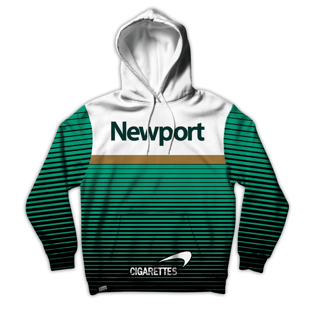 Newport Cigarettes Reverse y Hoodie Good Fathers Day Presents