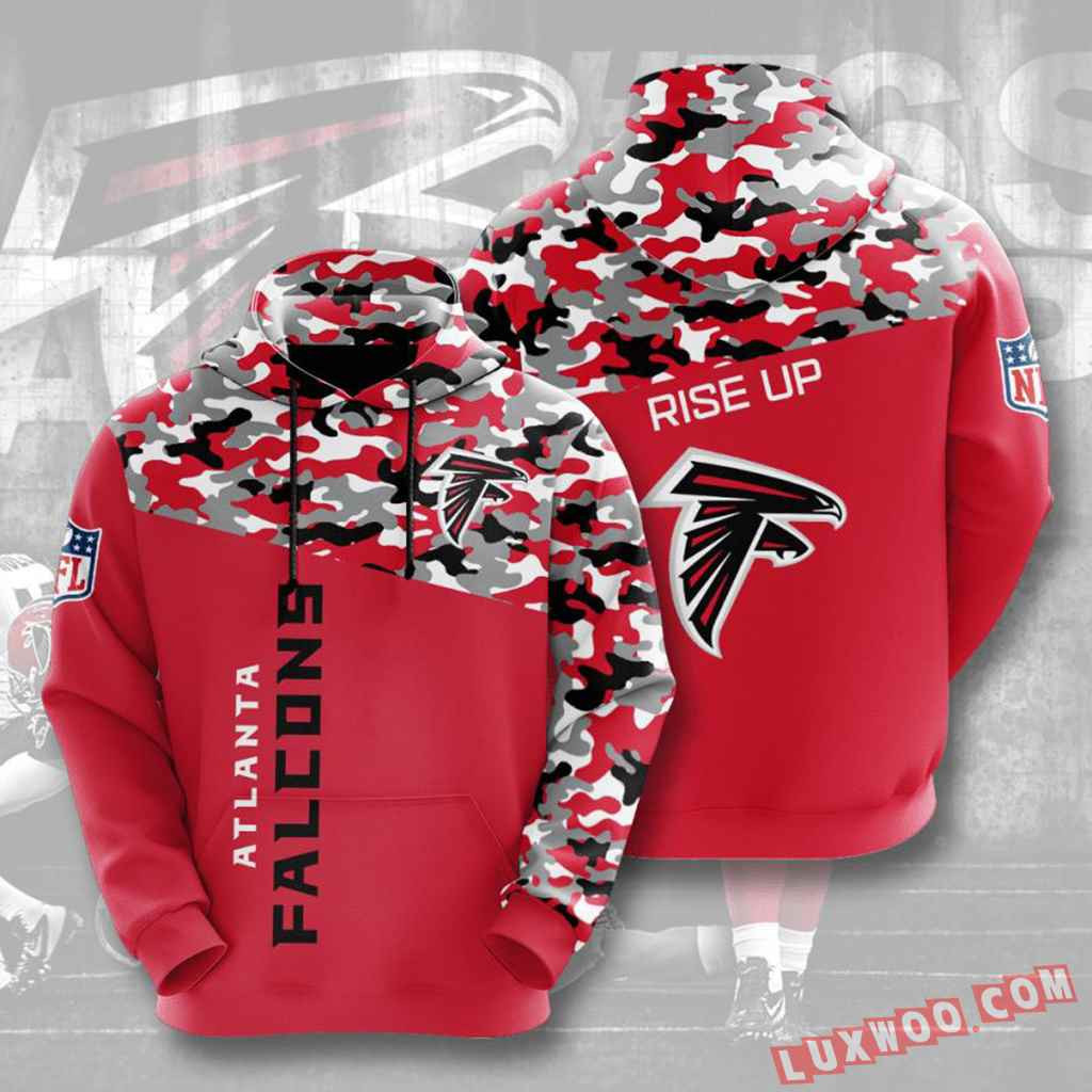 NFL Atlanta Falcons Custom All Over Print V3 3D Hoodie