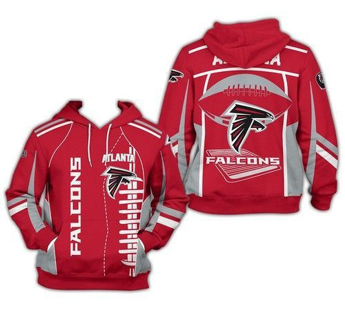 NFL Atlanta Falcons Fullover Hoodie  Zip Hoodie