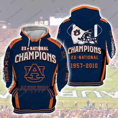 NFL Auburn Tigers Nfl Football Anniversary Hoodie  Zip Hoodie Version 2905
