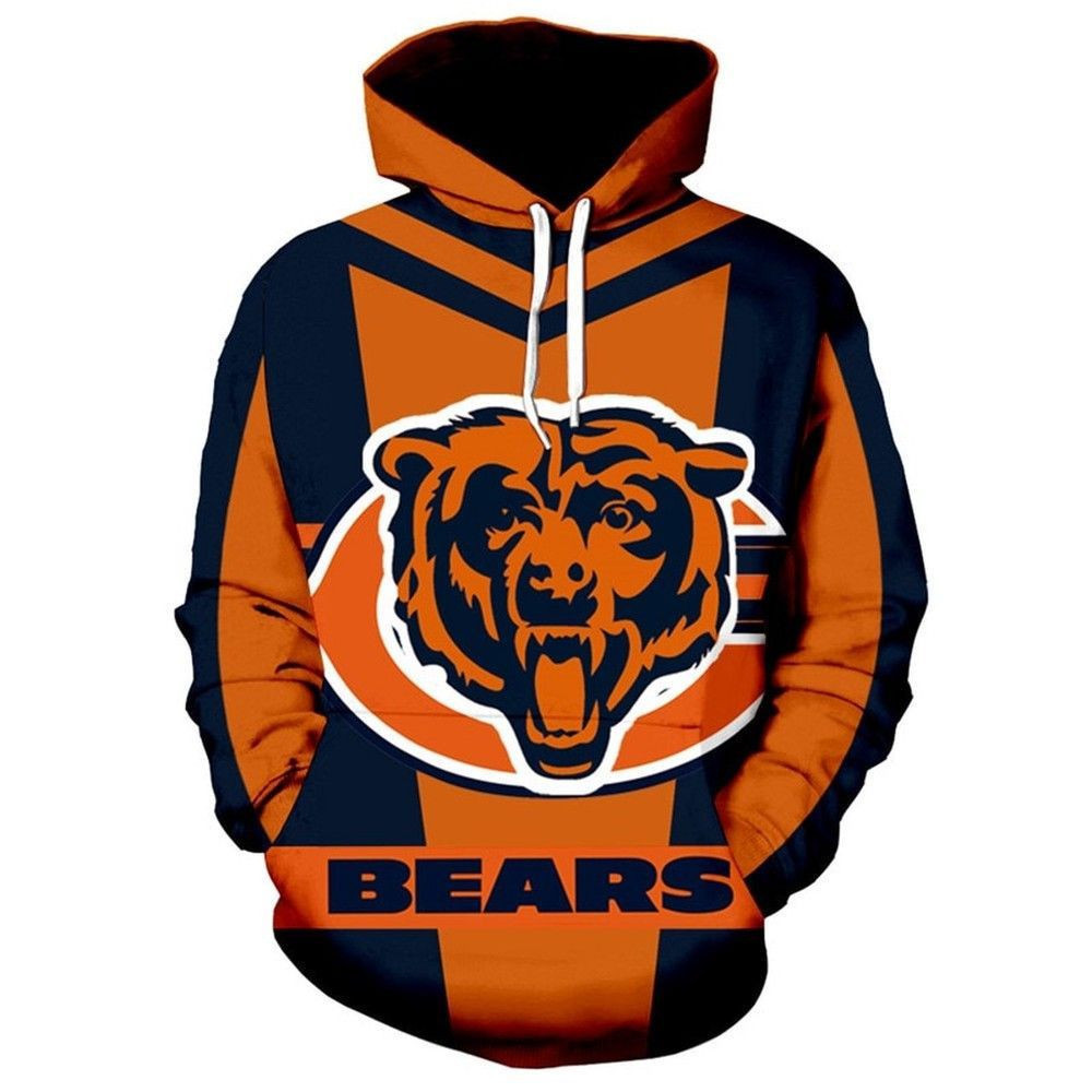 NFL Chicago Bears NFL Chicago Bears Logo Hoodie  Zip Hoodie