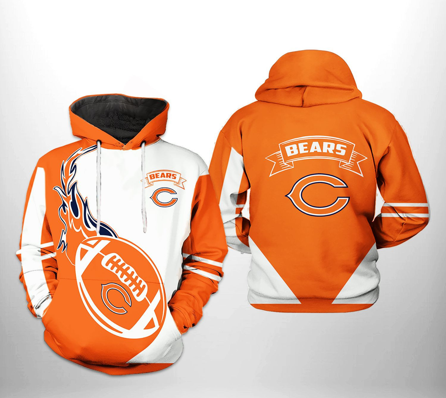 NFL Chicago Bears NFL Classic Hoodie  Zip Hoodie