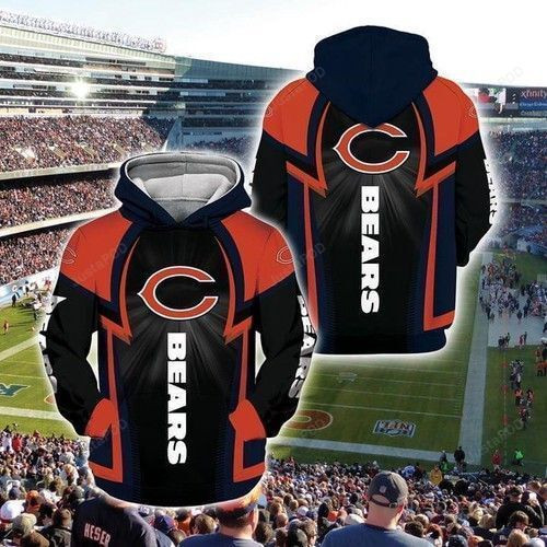 NFL Chicago Bears Nfl For Bears Fan Hoodie  Zip Hoodie Version 1992