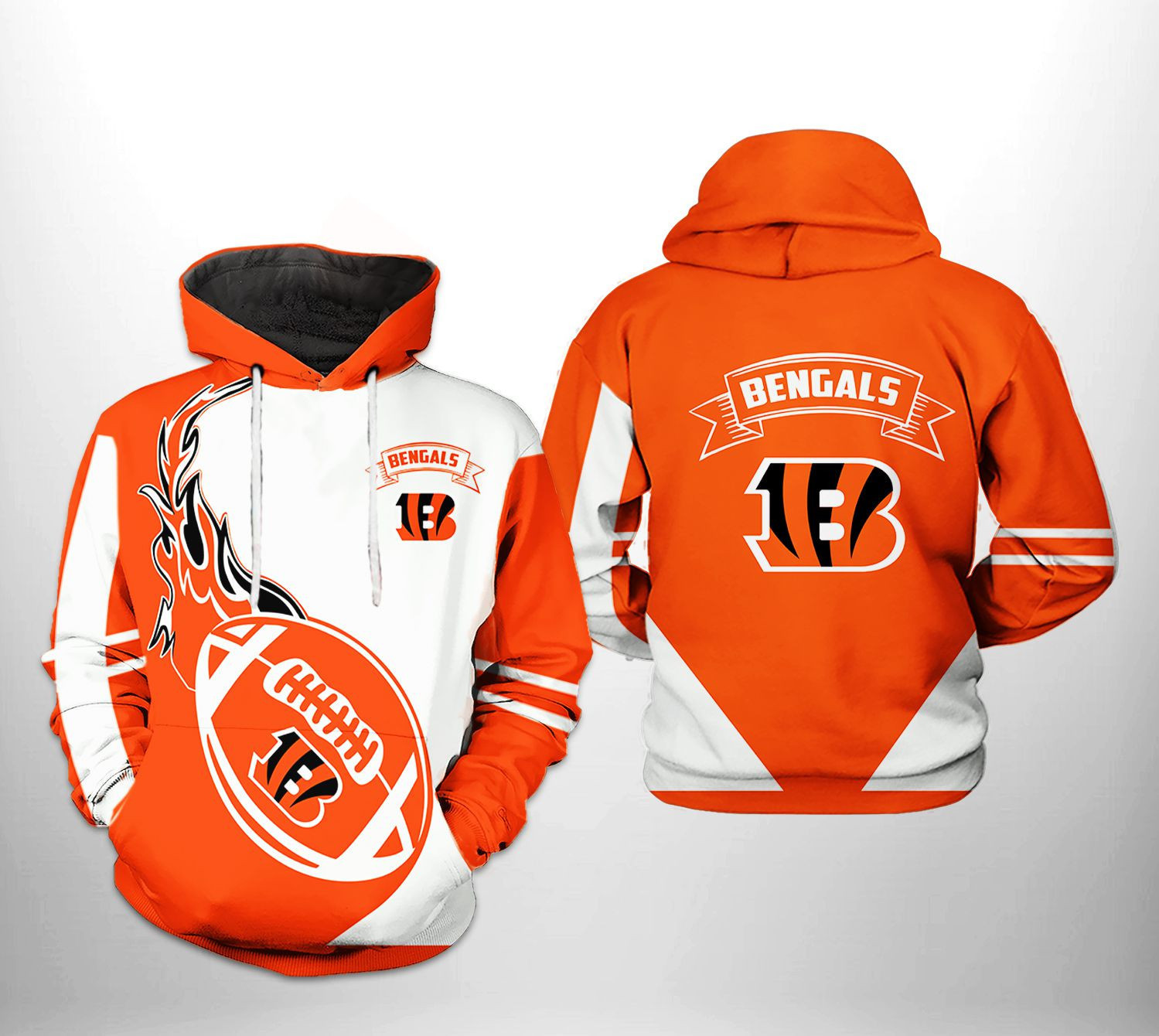 NFL Cincinnati Bengals NFL Classic Hoodie  Zip Hoodie