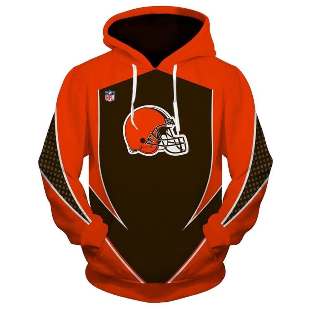 NFL Cleveland Browns Hoodie  Zip Hoodie Version 1072