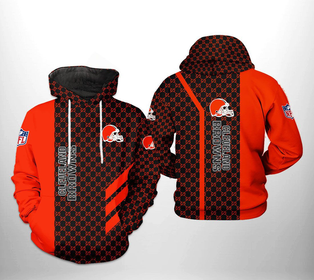 NFL Cleveland Browns NFL Hoodie  Zip Hoodie Version 2198