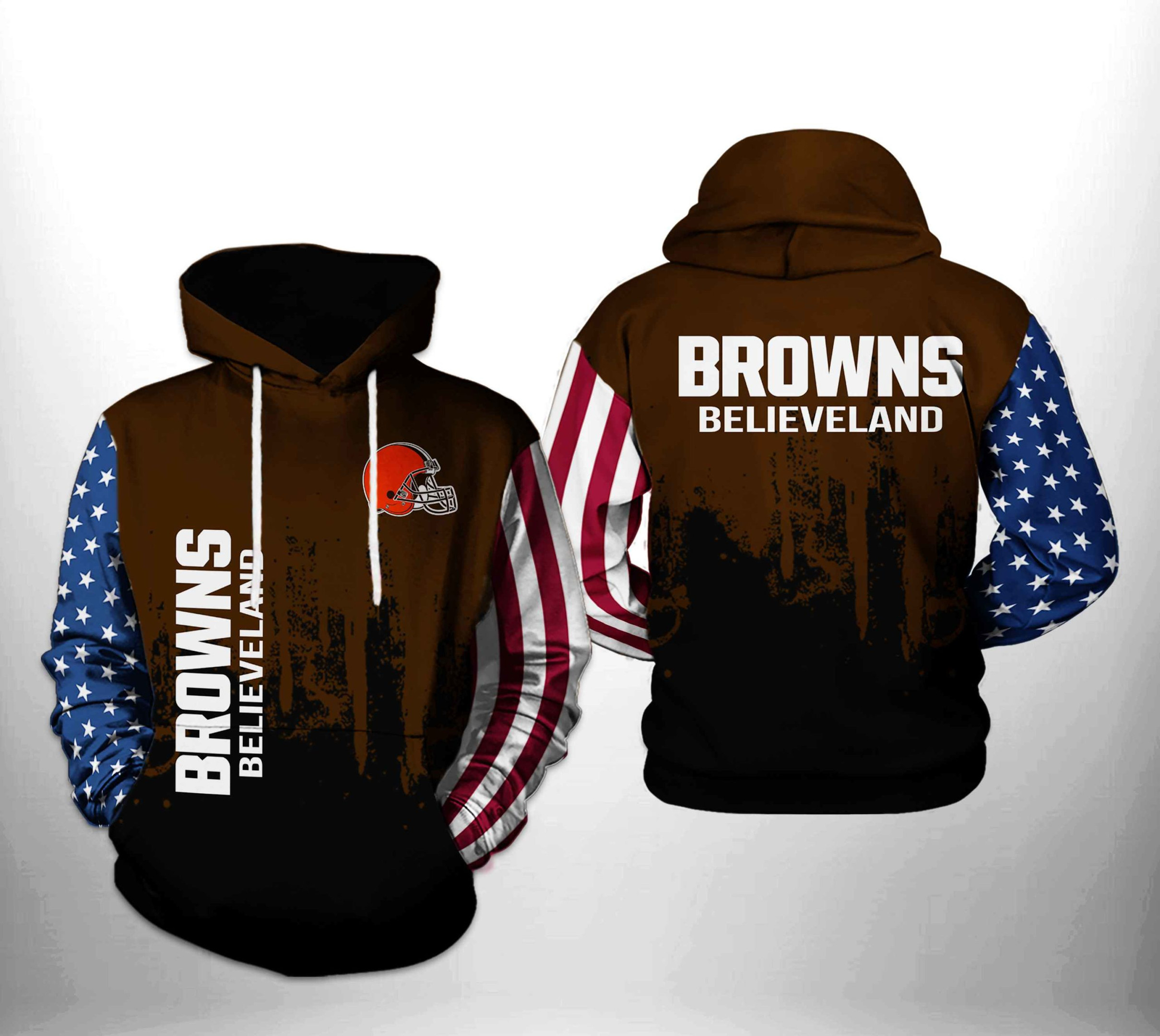 NFL Cleveland Browns NFL Team US Hoodie  Zip Hoodie