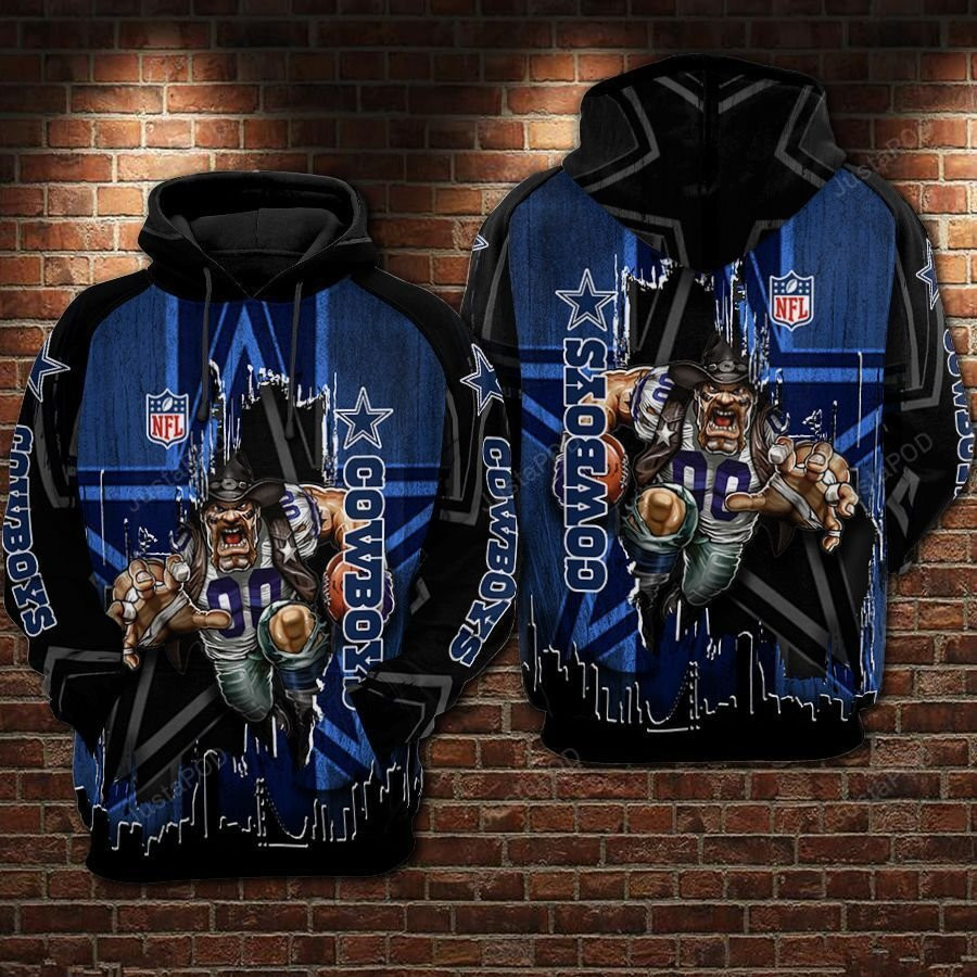 NFL Dallas Cowboys Nfl Football Hoodie  Zip Hoodie Version 968