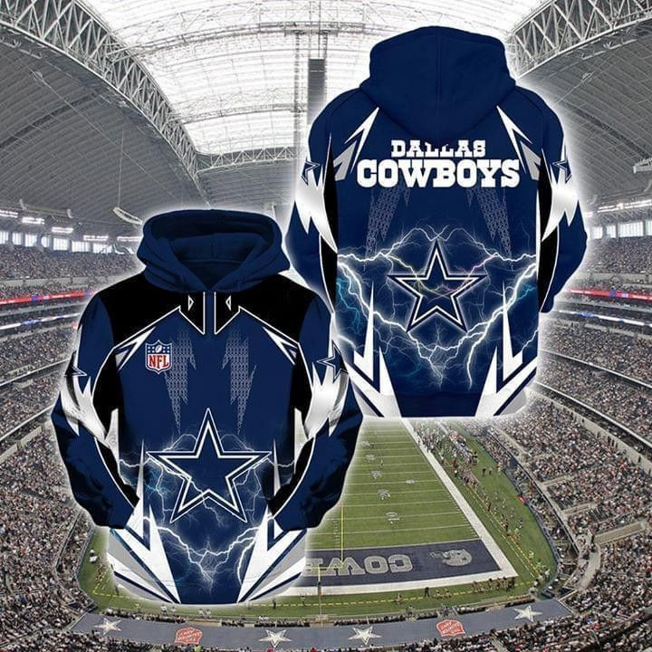 NFL Dallas Cowboys Nfl Hoodie  Zip Hoodie Style 1565 Gift For Sport Music Fans