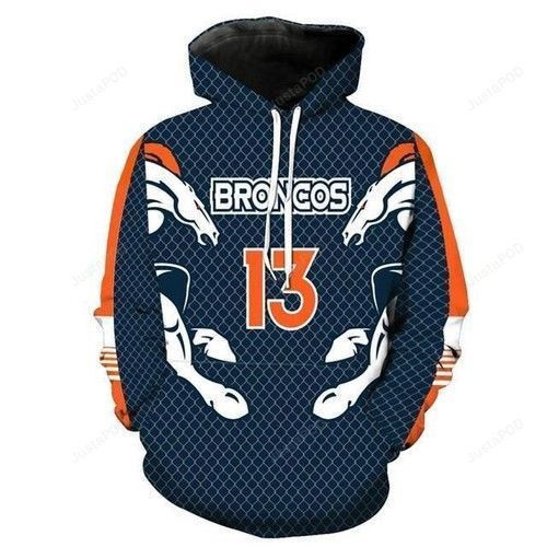 NFL Denver Broncos Number 13 2020 Hoodie  Zip Hoodie