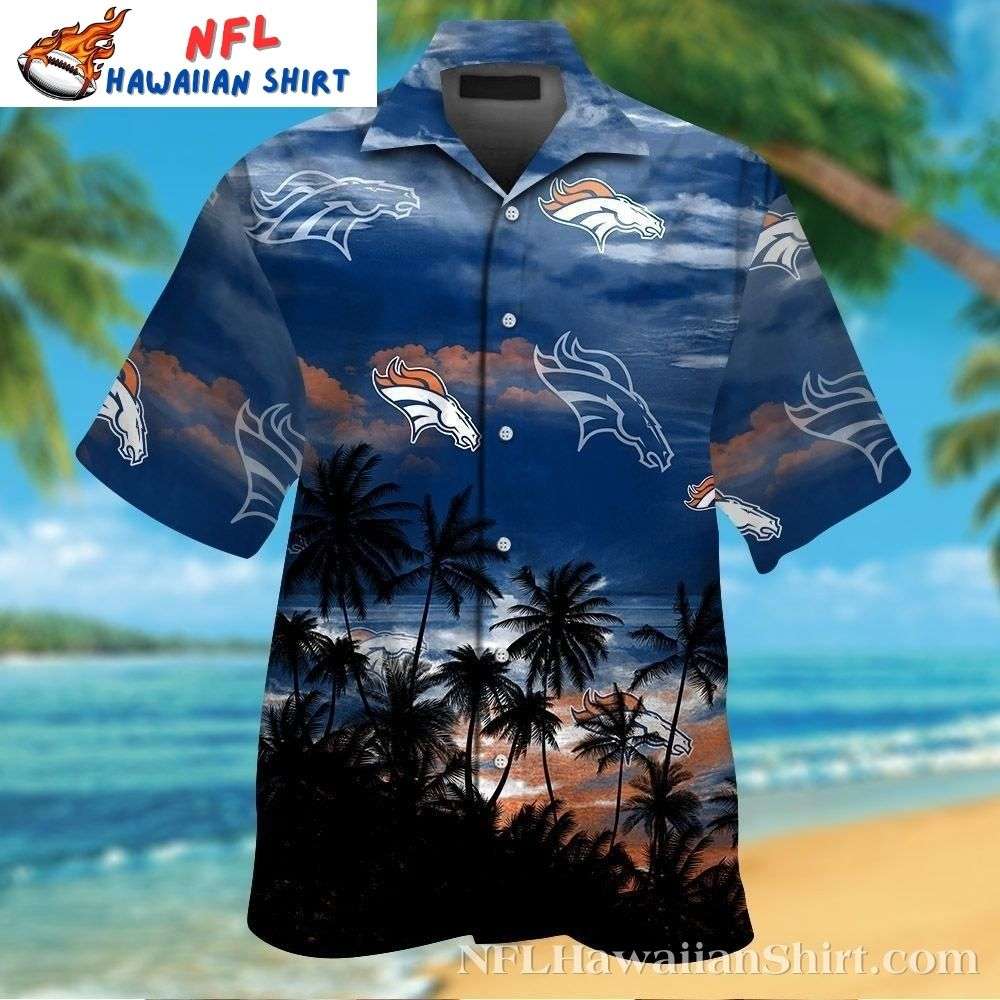 NFL Denver Broncos Tropical Hawaiian Shirt Gift For Fan Gift For Sport Music Fans