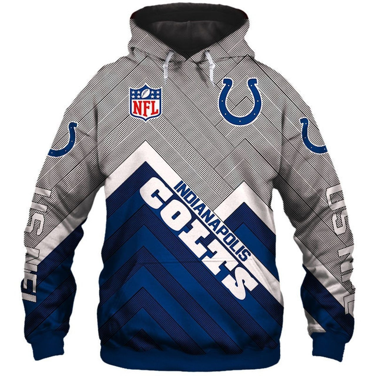 NFL Indianapolis Colts NFL Hoodie  Zip Hoodie Version 1279