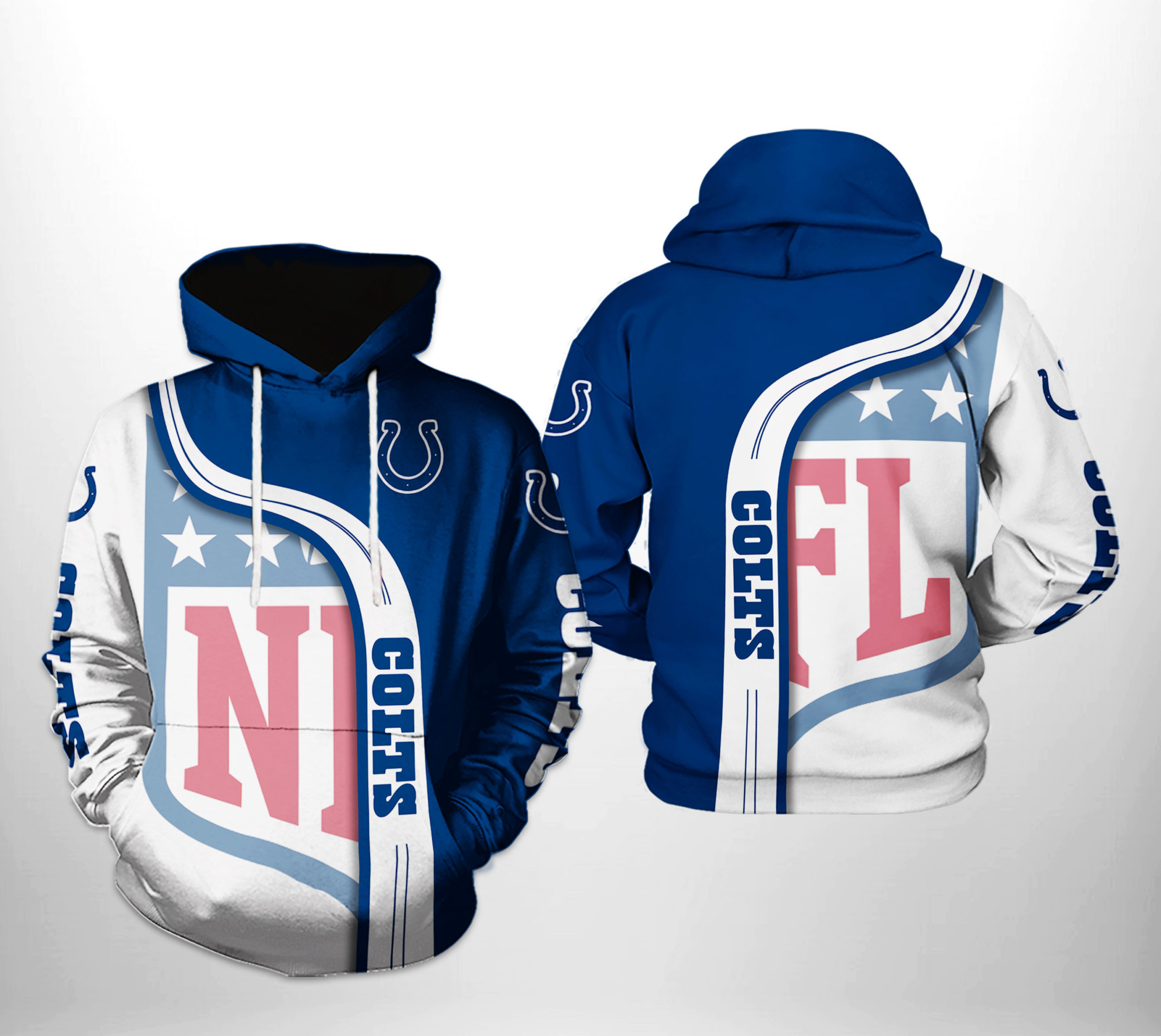 NFL Indianapolis Colts NFL Team Hoodie  Zip Hoodie Version 1063