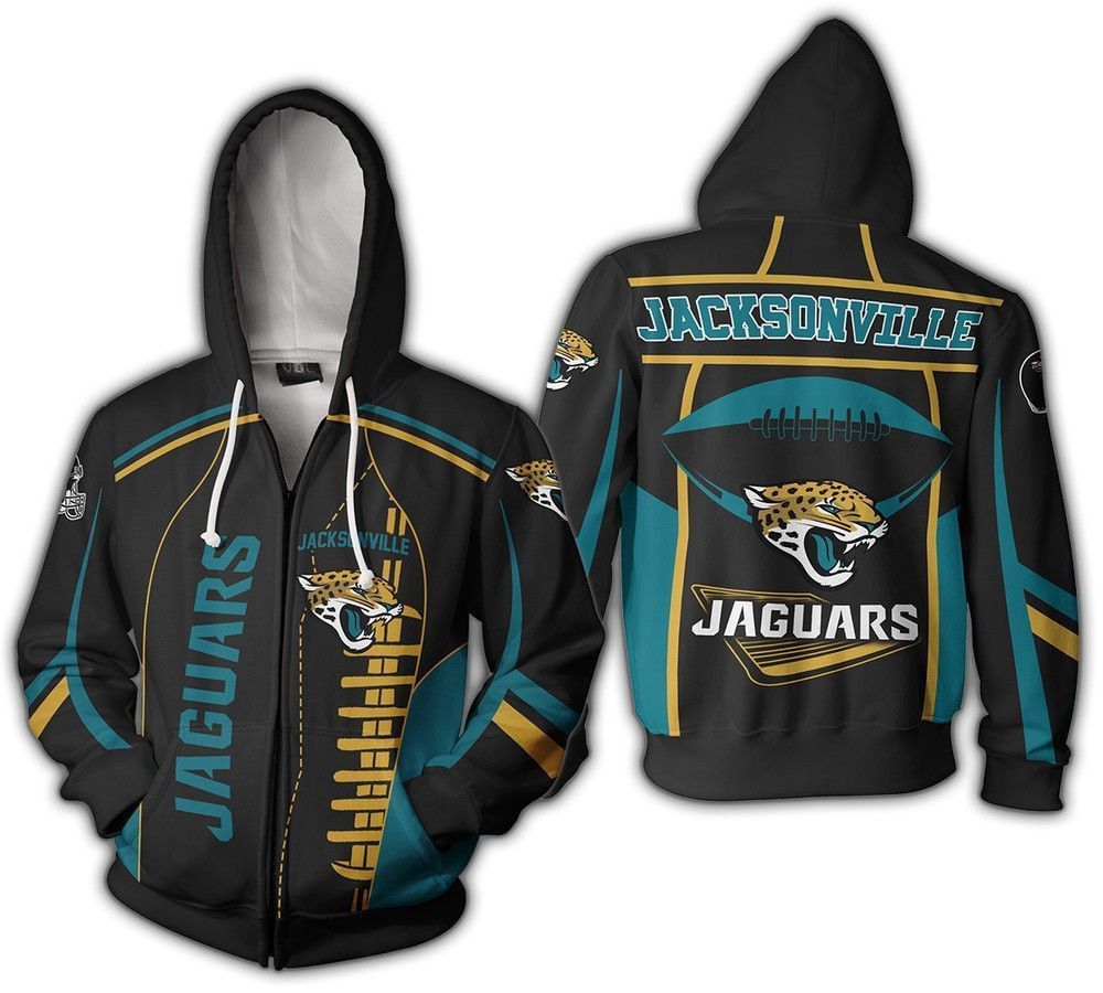 NFL Jacksonville Jaguars Hoodie  Zip Hoodie Version 2343
