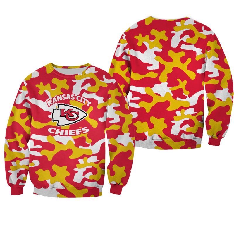 NFL Kansas City Chiefs camougeflage Hoodie Version 202