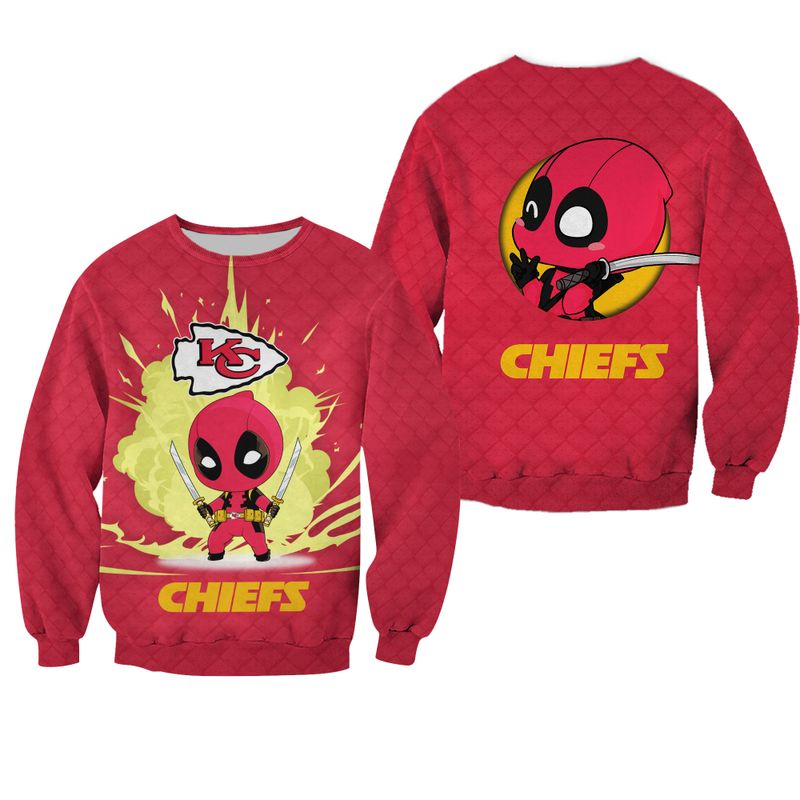 NFL Kansas City Chiefs feat Deadpool Hoodie