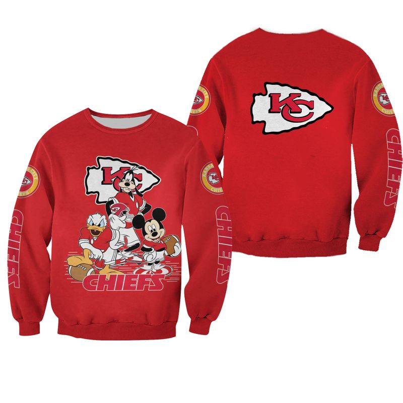 NFL Kansas City Chiefs feat Mikey Mouse Hoodie Version 197