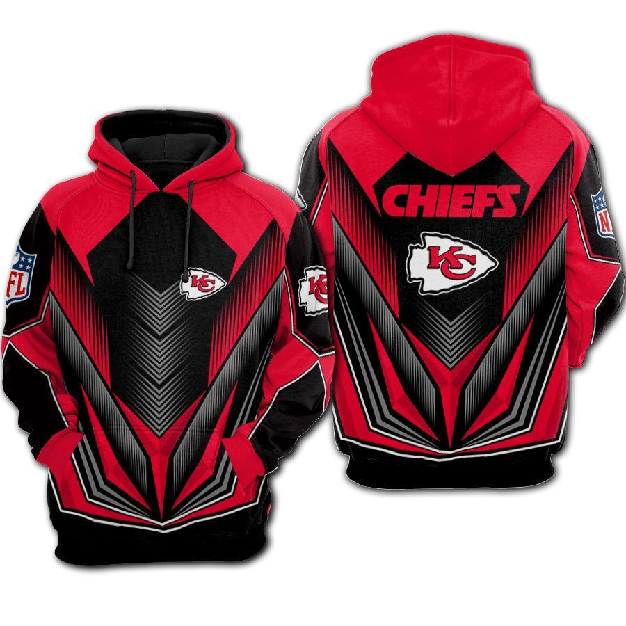 NFL Kansas City Chiefs Fullover Hoodie  Zip Hoodie