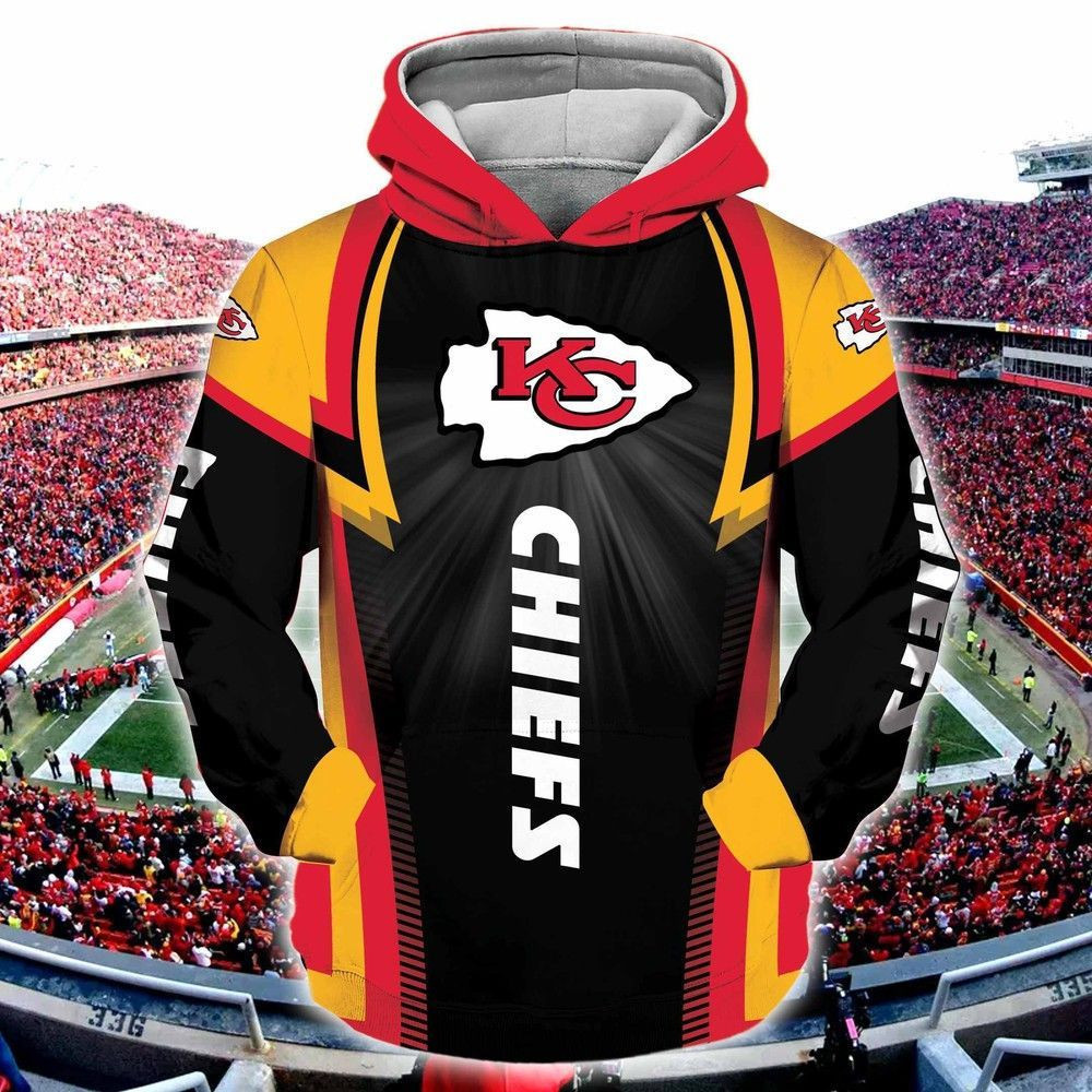 NFL Kansas City Chiefs Hoodie  Zip Hoodie Version 2540