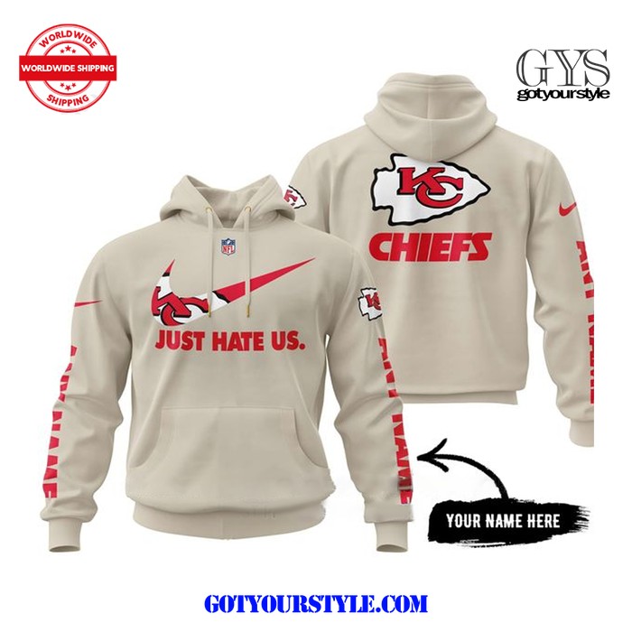 NFL Kansas City Chiefs Just Hate Us Limited Edition Hoodie Gift For Sport Music Fans