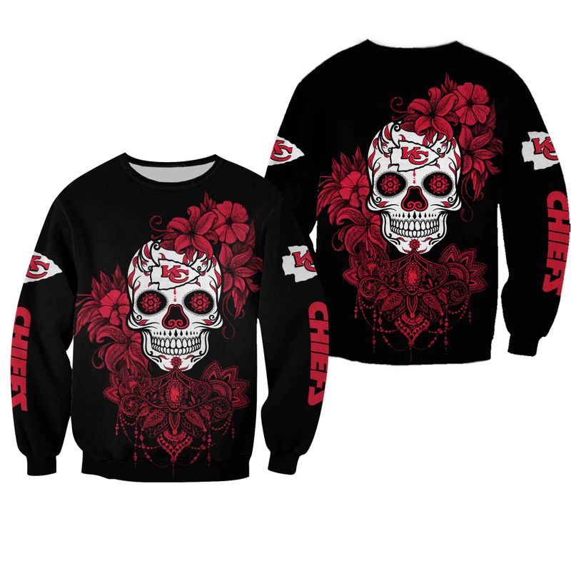 NFL Kansas City Chiefs Limited Edition All Over Print Sweatshirt Hoodie Zipped Hoodie Version 107
