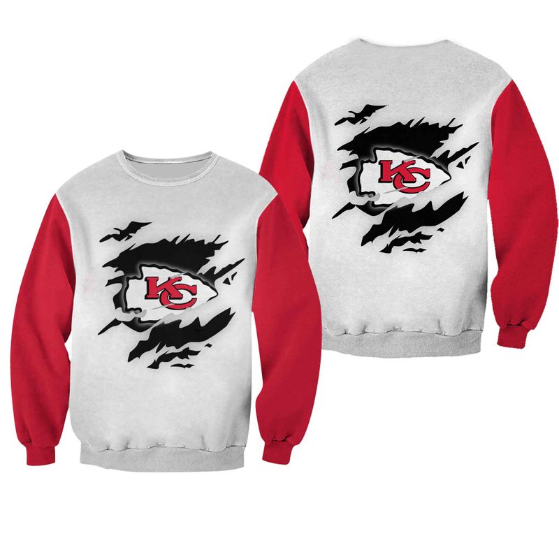 NFL Kansas City Chiefs Limited Edition All Over Print Sweatshirt Hoodie Zipped Hoodie Version 117