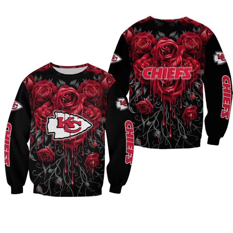 NFL Kansas City Chiefs Limited Edition All Over Print Sweatshirt Hoodie Zipped Hoodie Version 71