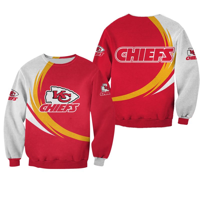 NFL Kansas City Chiefs Limited Edition All Over Print Sweatshirt Hoodie Zipped Hoodie Version 82