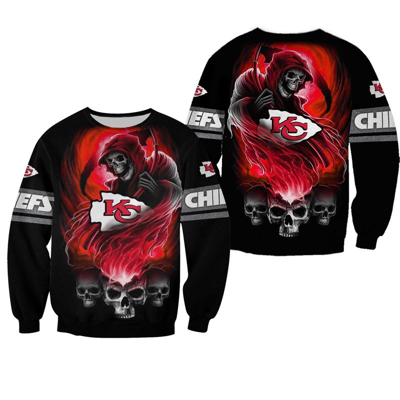 NFL Kansas City Chiefs Limited Edition All Over Print Sweatshirt Hoodie Zipped Hoodie Version 84