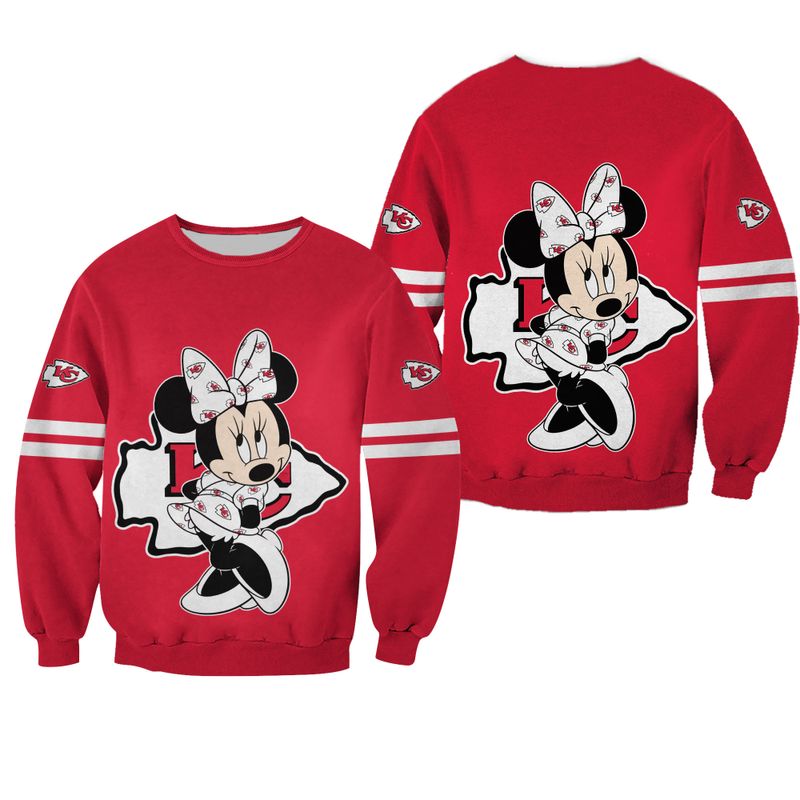 NFL Kansas City Chiefs Minnie Mouse Hoodie