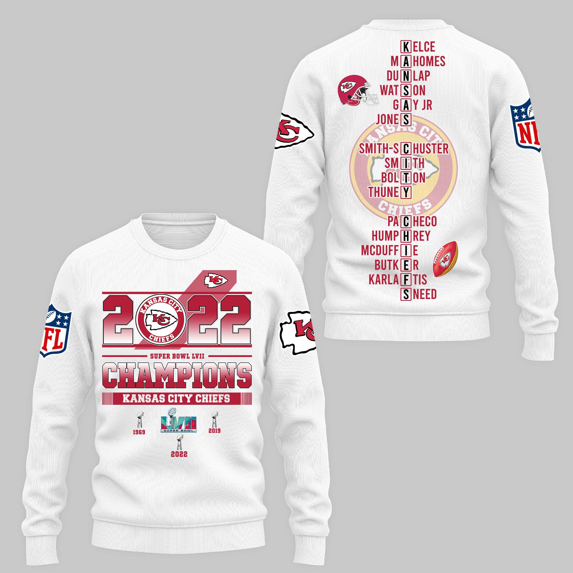 NFL Kansas City Chiefs Super Bowl LVII Hoodie Version 136