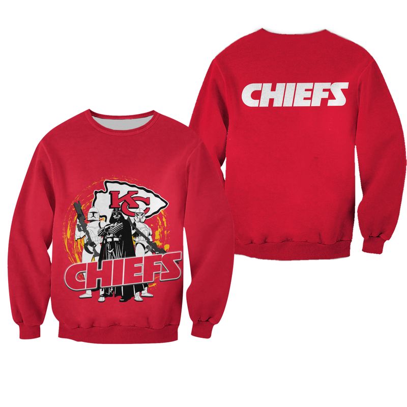 NFL Kansas City Chiefs SW Limited Edition All Over Print Sweatshirt Hoodie Zipped Hoodie