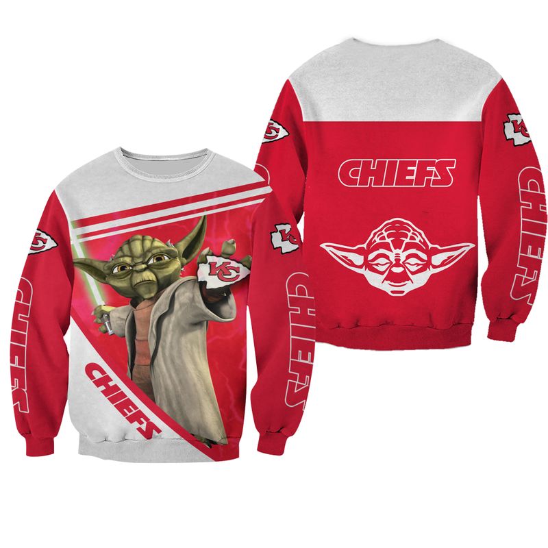NFL Kansas City Chiefs Yoda Limited Edition All Over Print Mens and Womens Sweatshirt Hoodie Zipped Hoodie