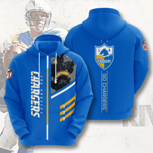 NFL Los Angeles Chargers Hoodie  Zip Hoodie Version 2344