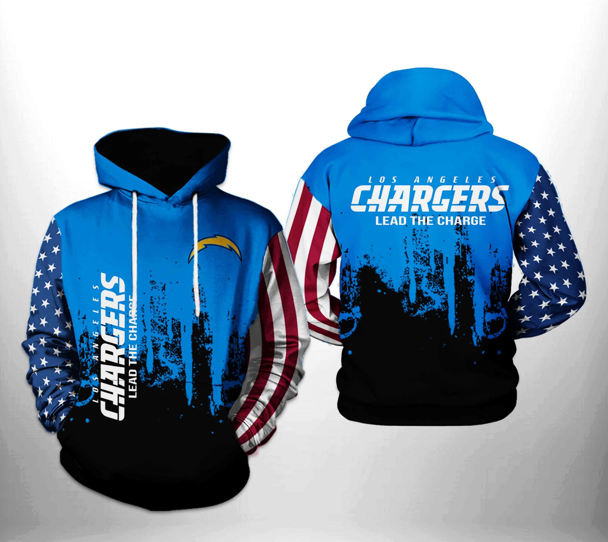 NFL Los Angeles Chargers NFL Team US Hoodie  Zip Hoodie
