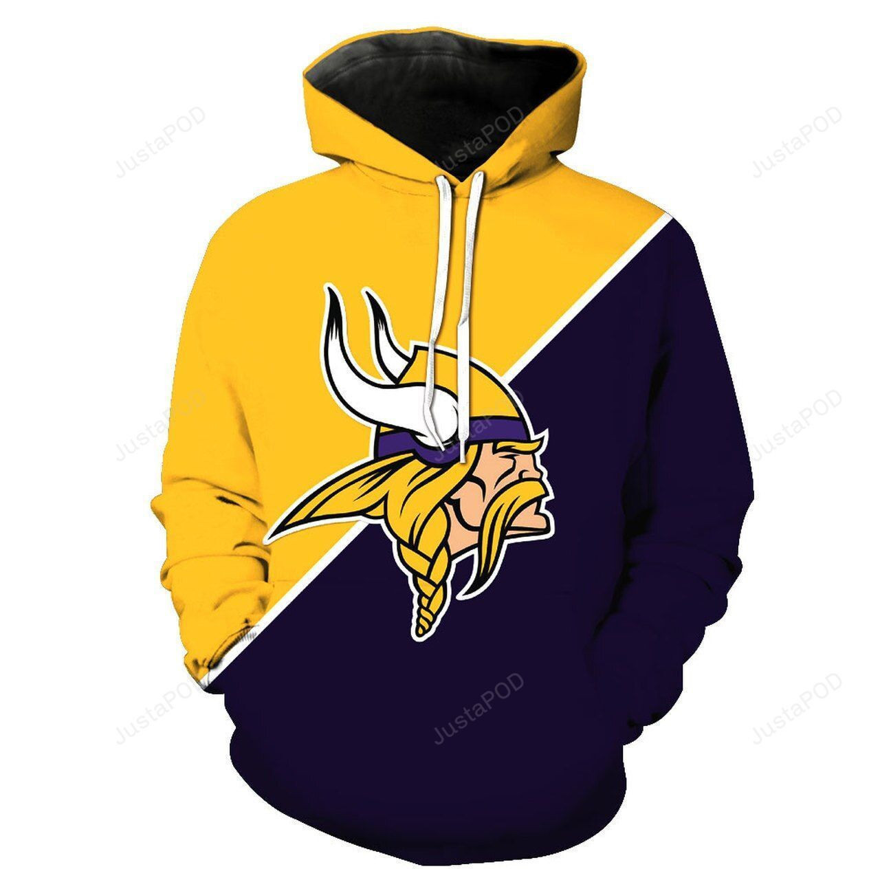 NFL Minnesota Vikings big logo Hoodie Zip Hoodie