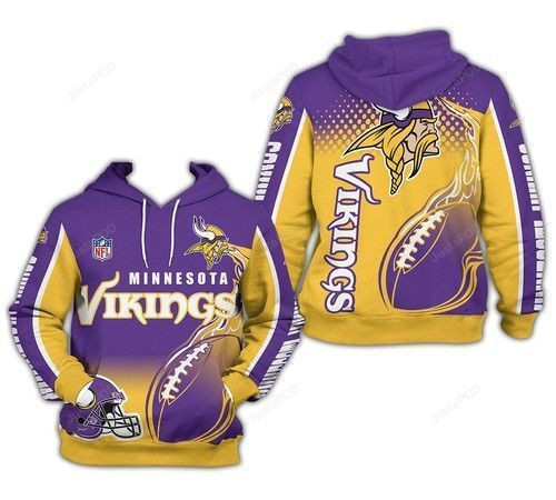 NFL Minnesota Vikings Hoodie  Zip Hoodie