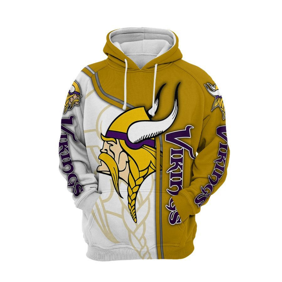 NFL Minnesota Vikings Nfl Football Gold Hoodie Version 1710