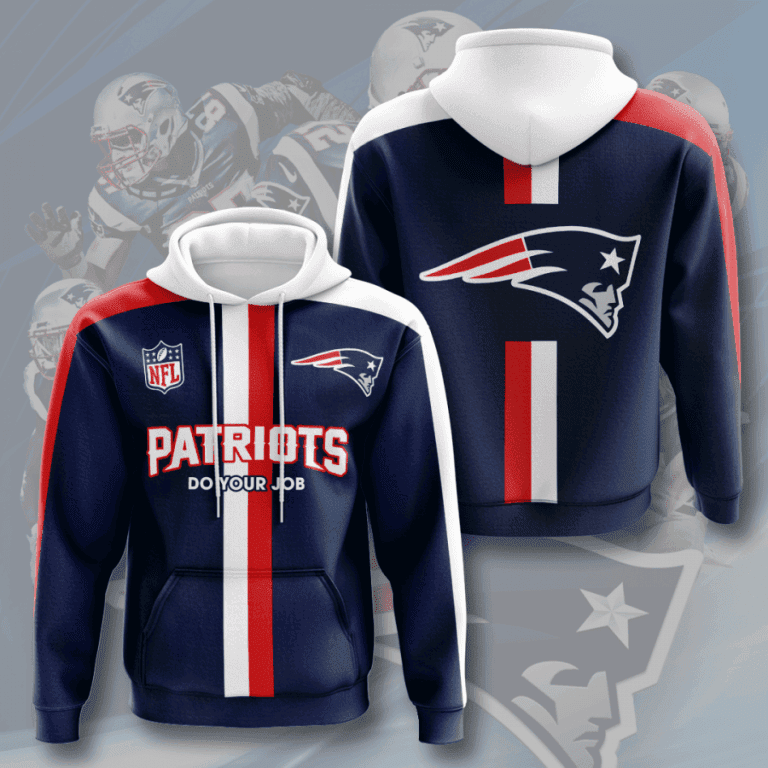 NFL New England Patriots Hoodie  Zip Hoodie Version 859