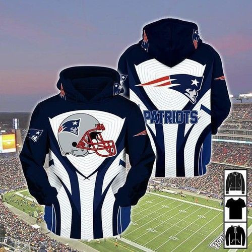 NFL New England Patriots Nfl Fan Hoodie  Zip Hoodie
