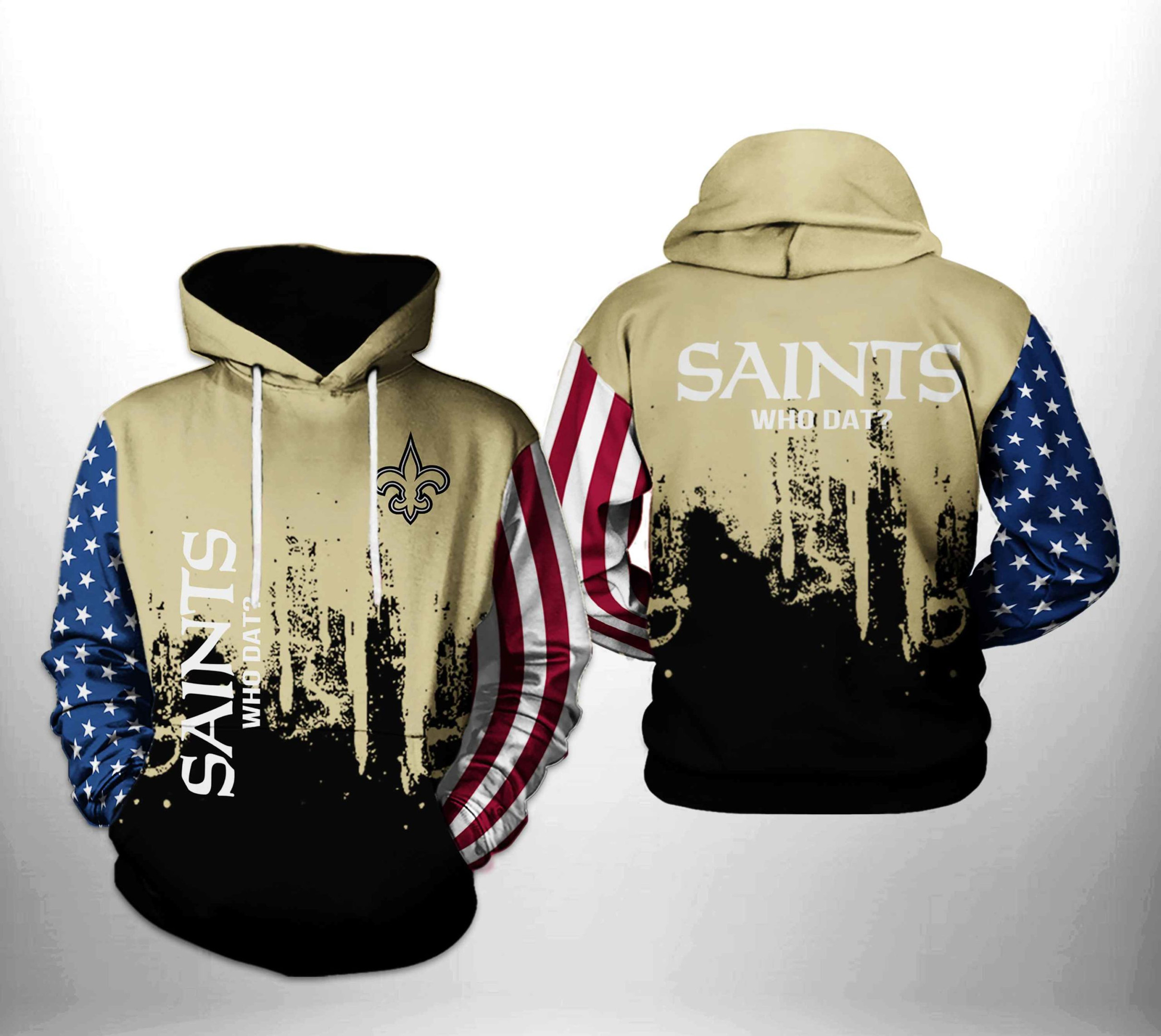 NFL New Orleans Saints NFL Team US Hoodie  Zip Hoodie