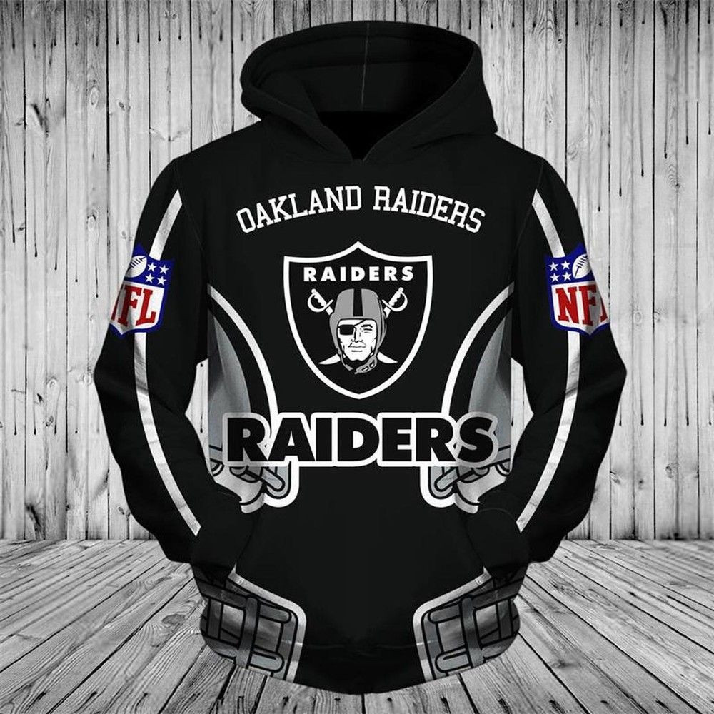 NFL Oakland Raiders Hoodie  Zip Hoodie Version 1023