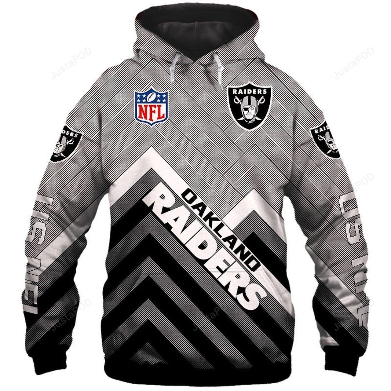 NFL Oakland Raiders Hoodie  Zip Hoodie Version 2360