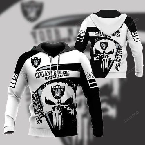 NFL Oakland Raiders Nation Hoodie  Zip Hoodie