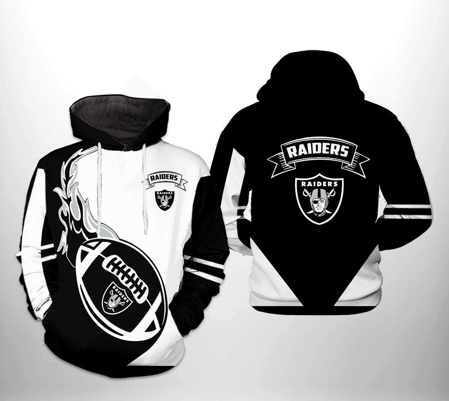 NFL Oakland Raiders NFL Classic Hoodie  Zip Hoodie