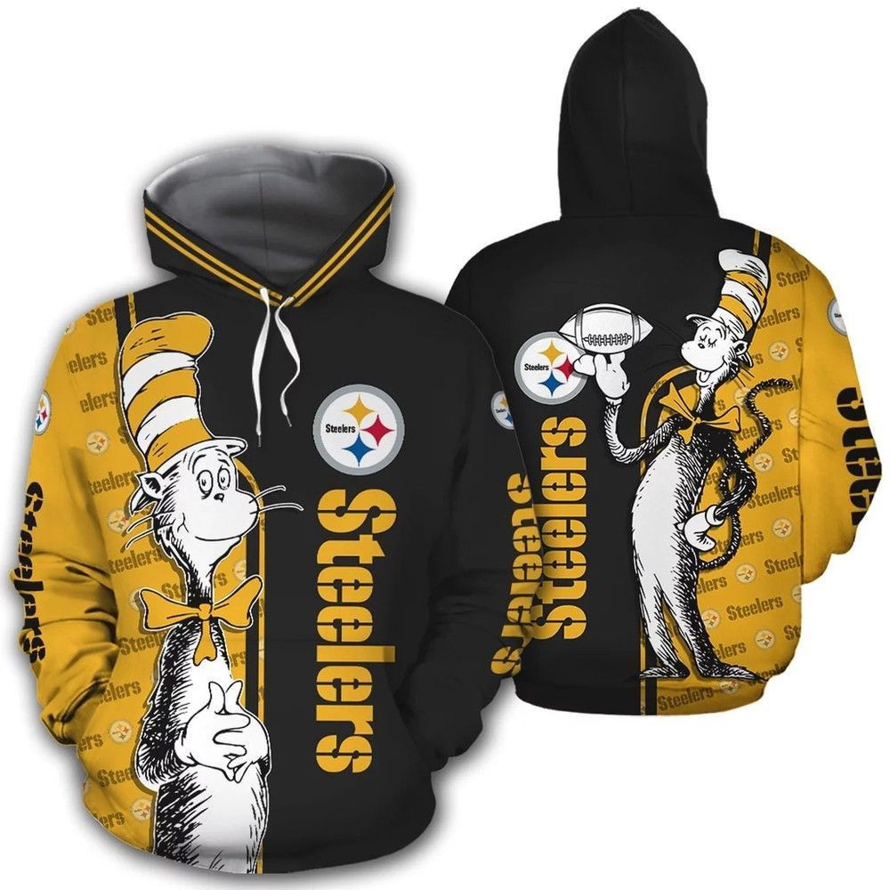 NFL Pittsburgh Steelers Hoodie  Zip Hoodie
