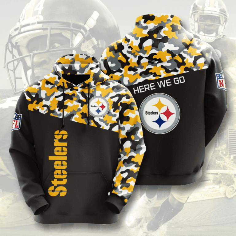 NFL Pittsburgh Steelers Hoodie  Zip Hoodie Version 1054